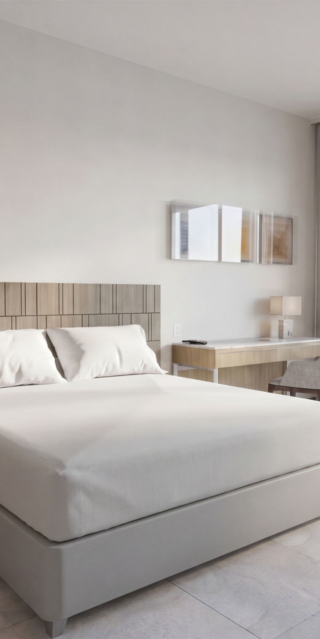 Modern king room with view