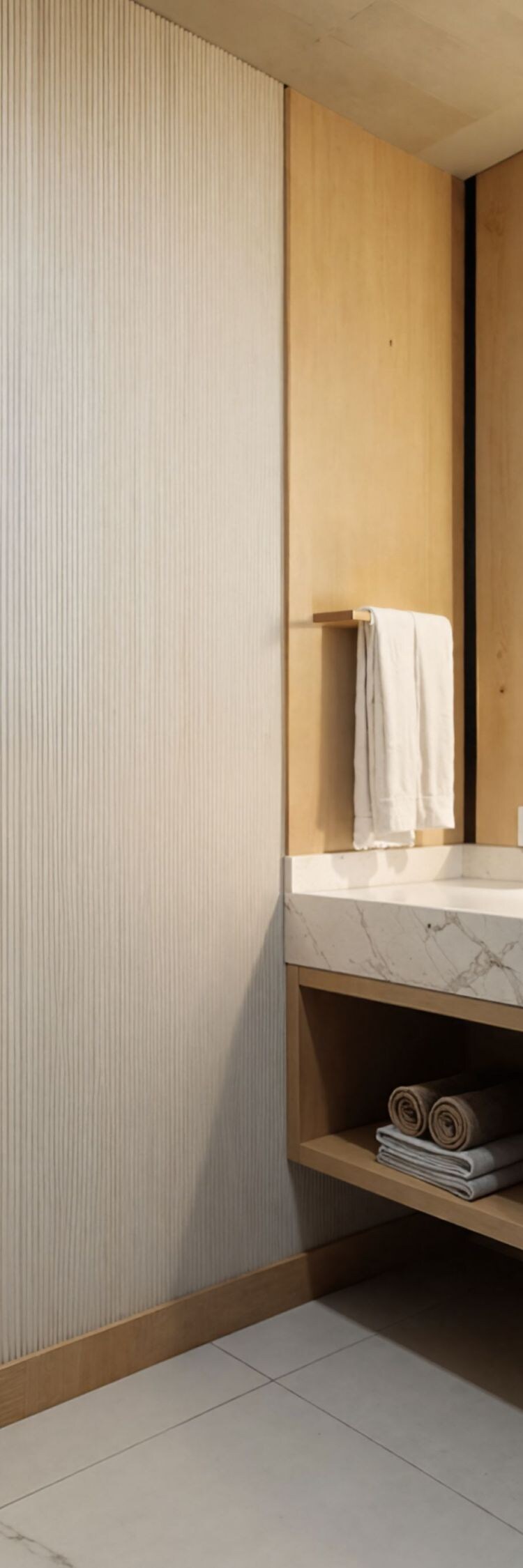 Modern bathroom interior