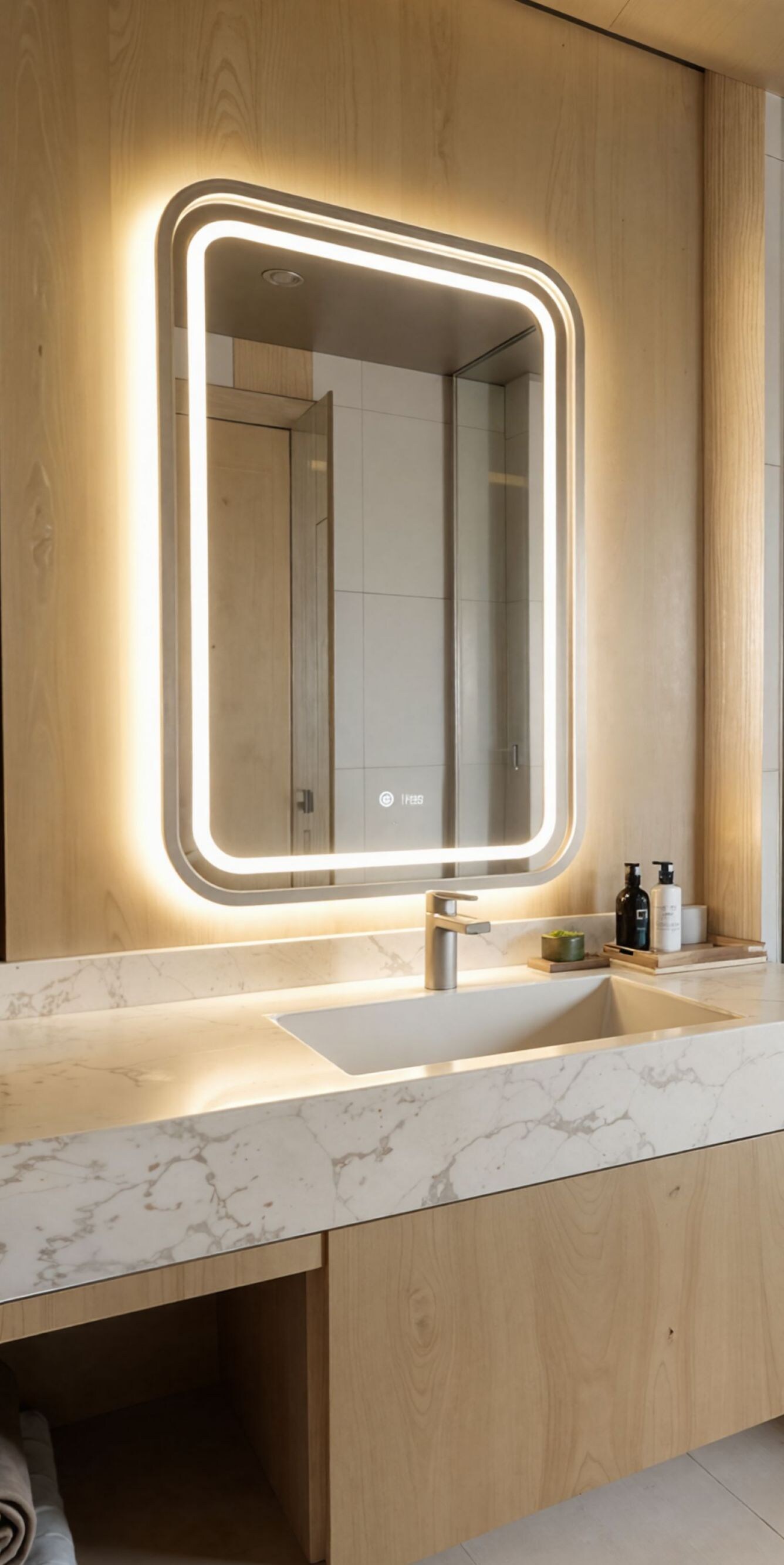 Bathroom with mirror