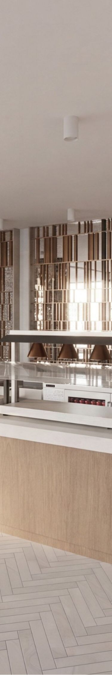 Buffet counter display
