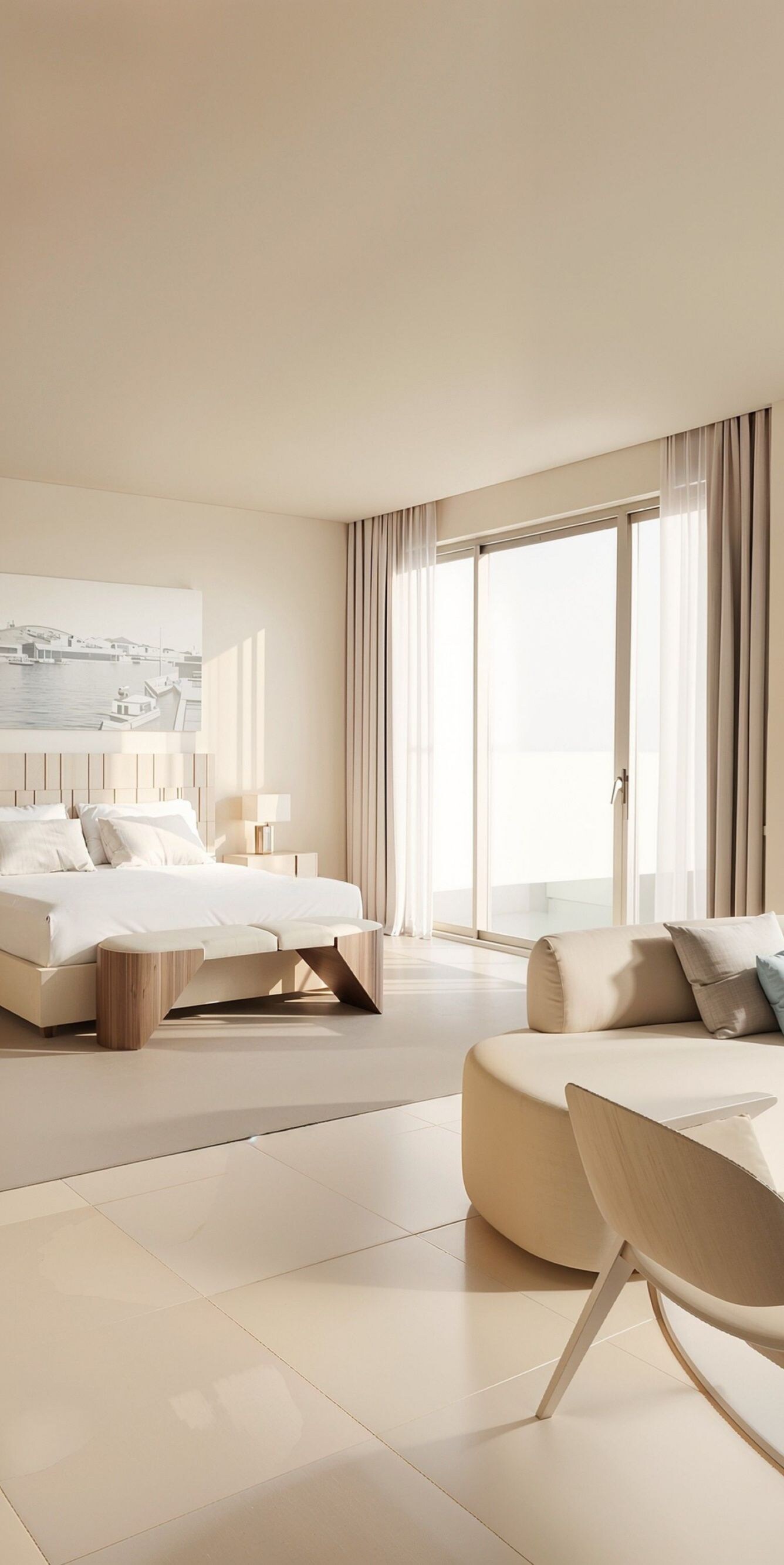 Suite with sitting area