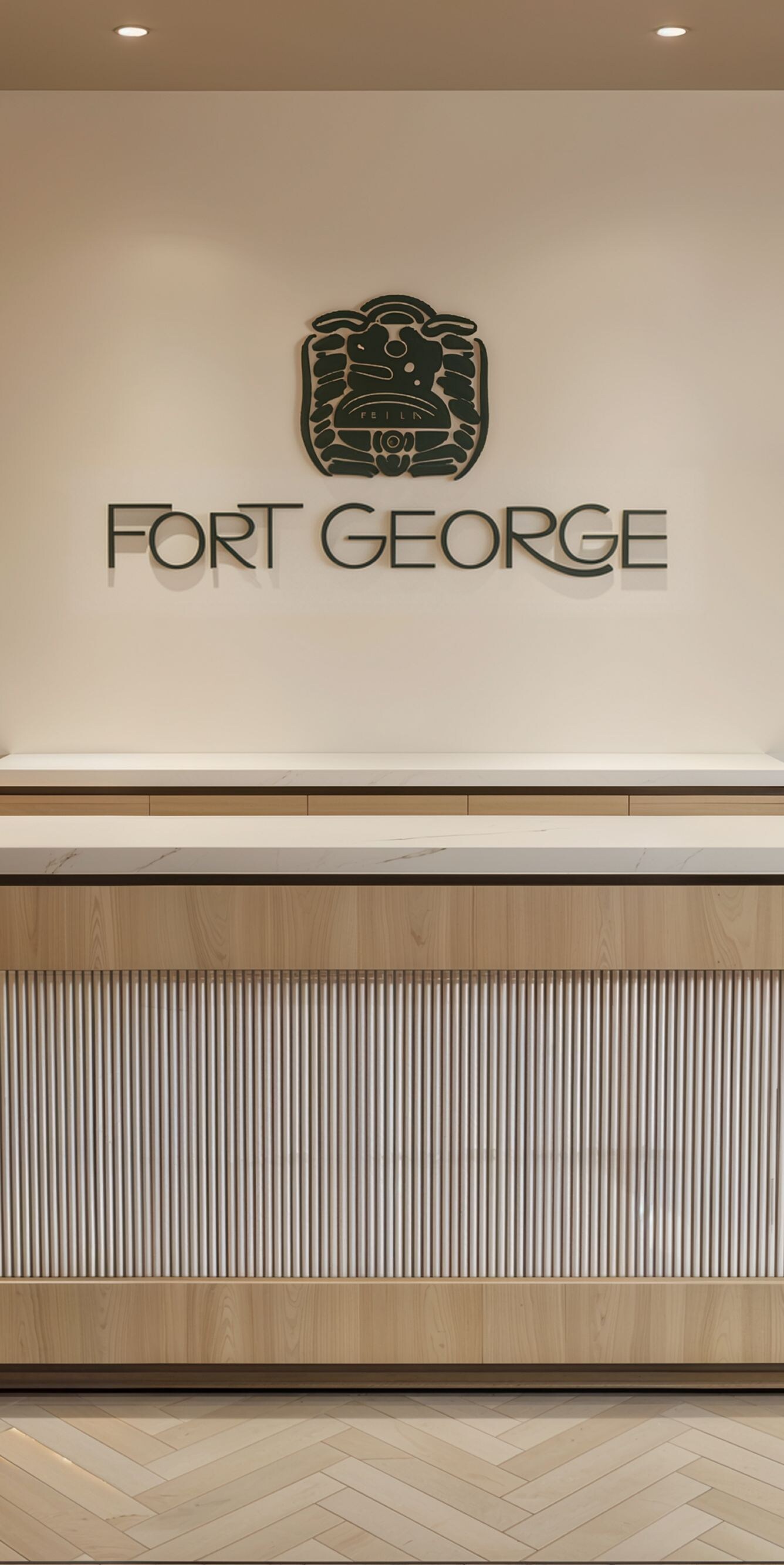 Front desk counter