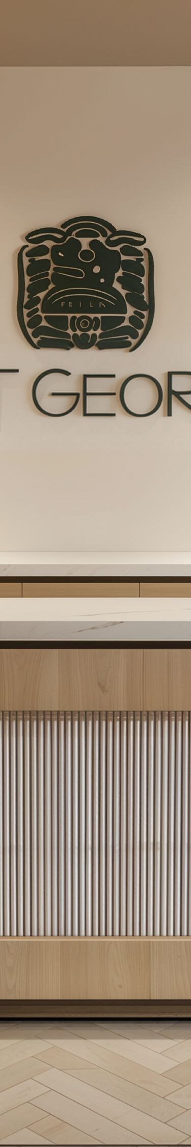 Front desk counter