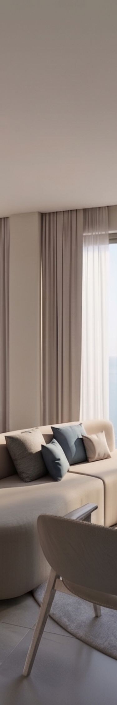 Room overlooking water