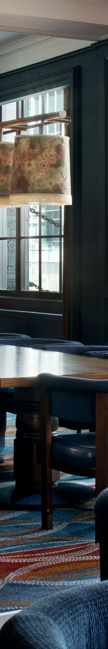 Maker offers several group private seating options