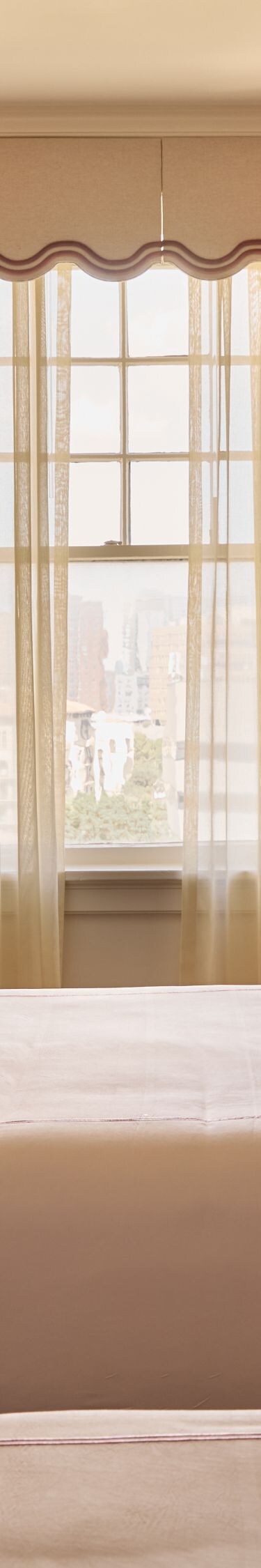 Guest room with two queen beds & city views