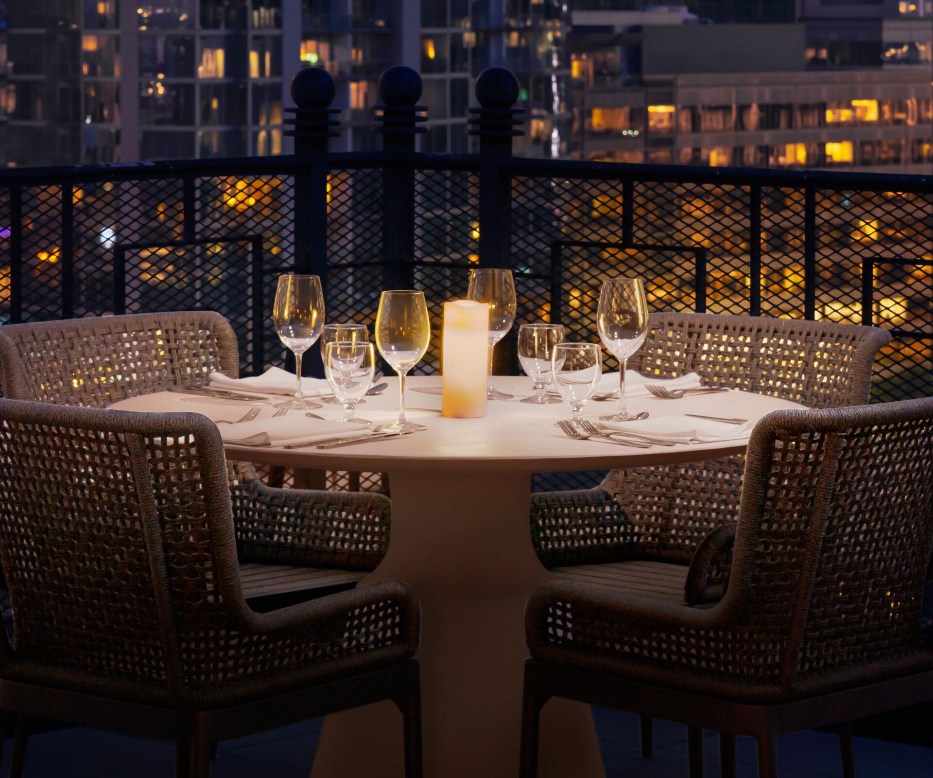 Skyline views from your private terrace
