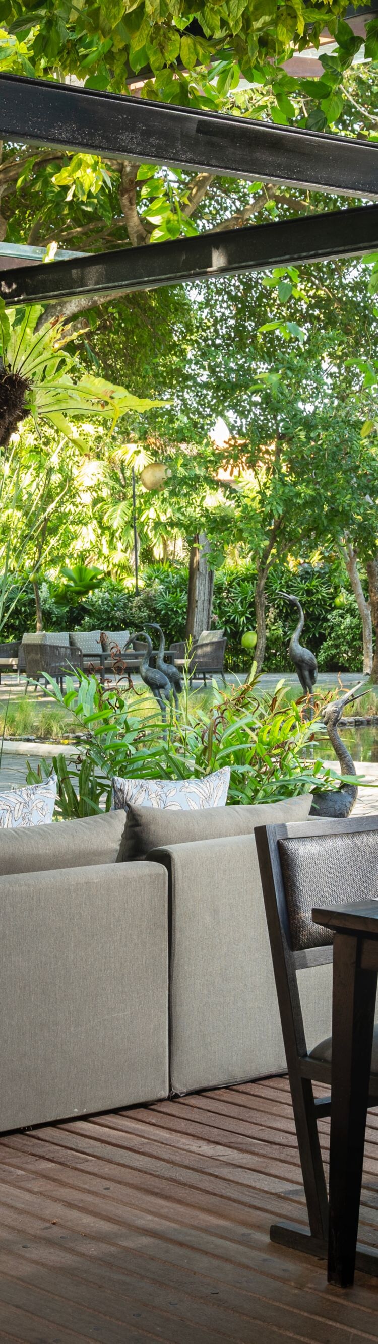 Maja Restaurant Outdoor with sofa and chair setups