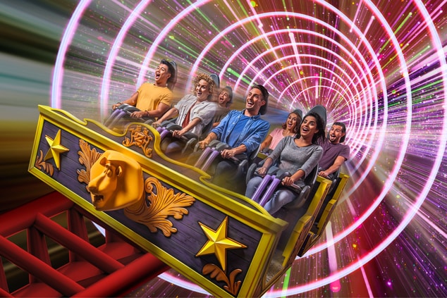 Roller Coaster ride - Mad Pursuit  