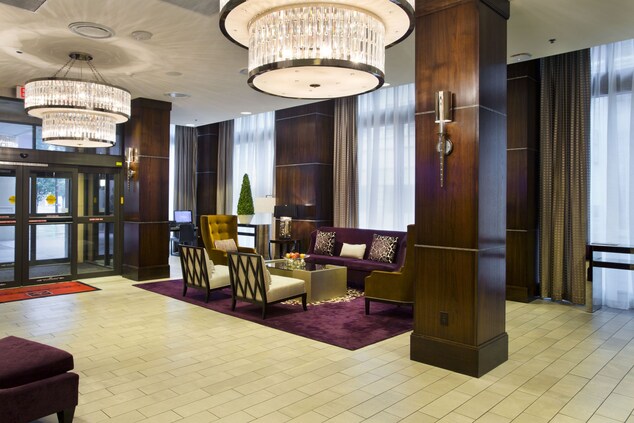 Lobby Entrance, Seat Area, Check-In