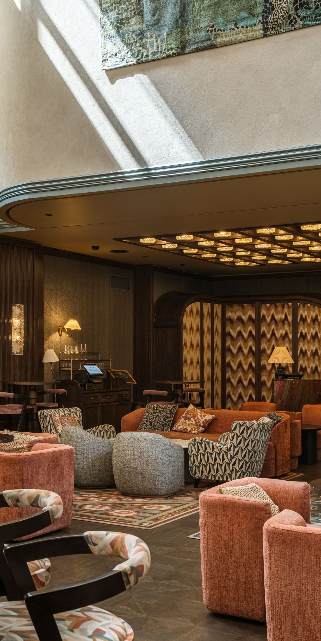 Sofas at the bar