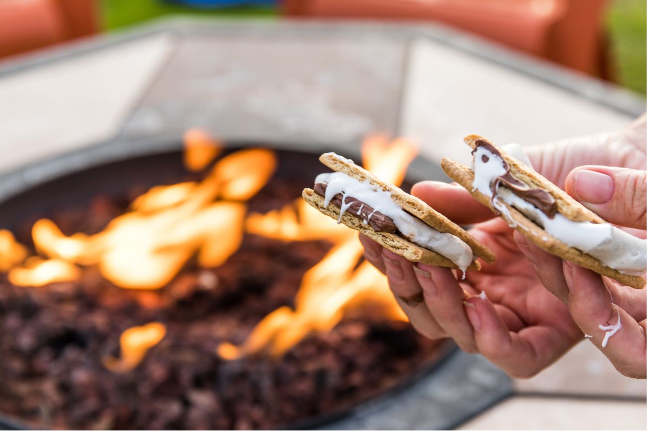 Delicious s'mores at our Koloa Landing Resort
