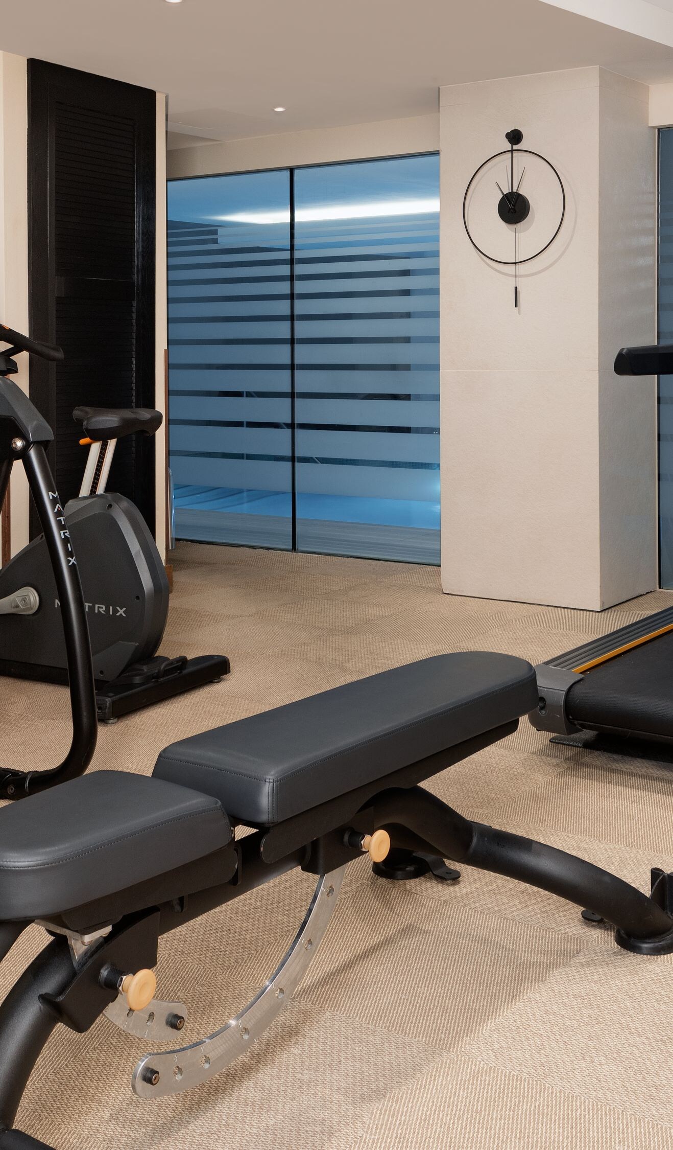 Modern fitness centre with cardio