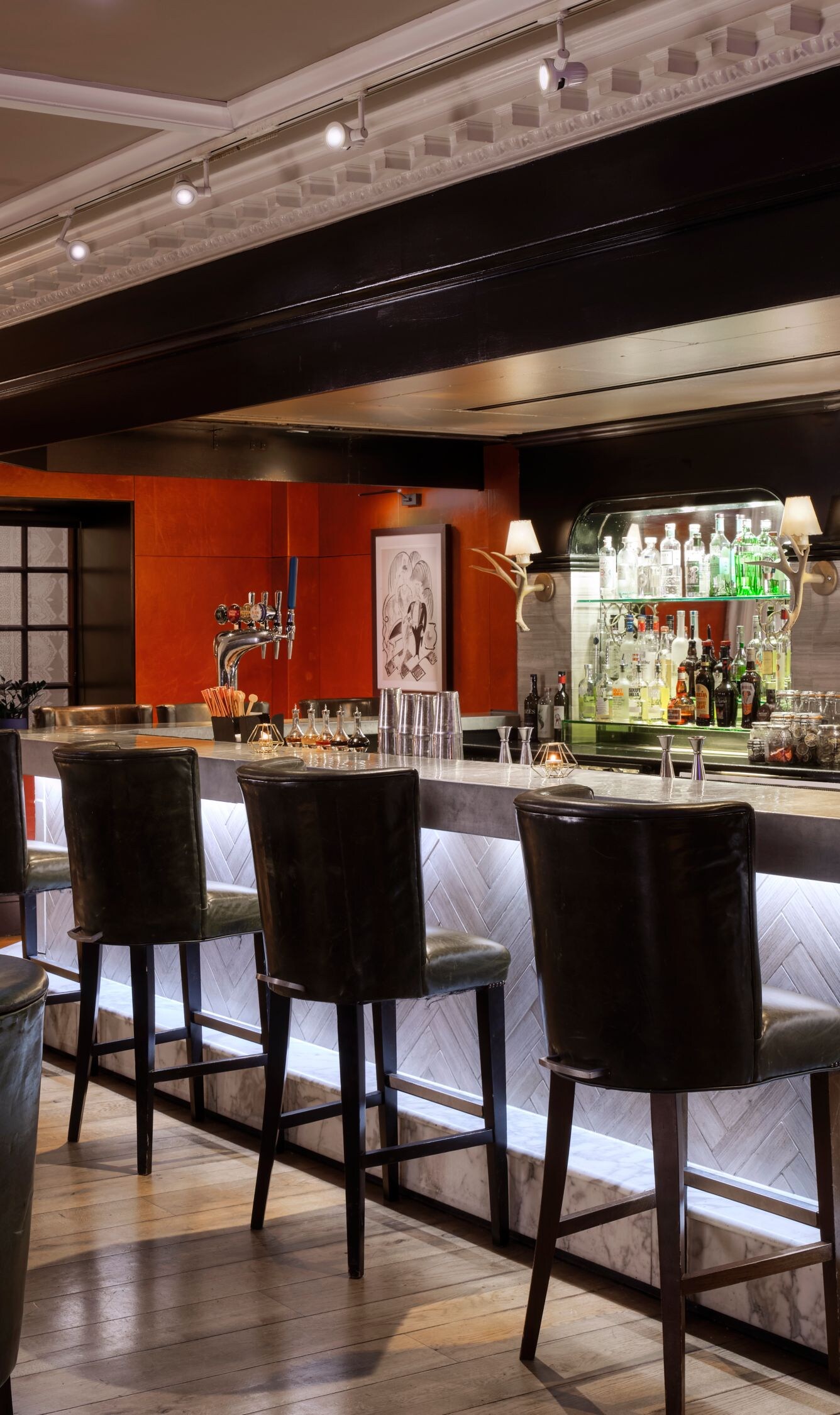 High Seating at the bar