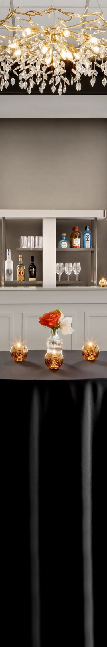hightop tables and bar