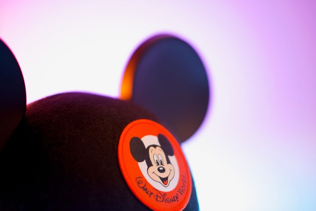 Mickey mouse hat with Disney logo