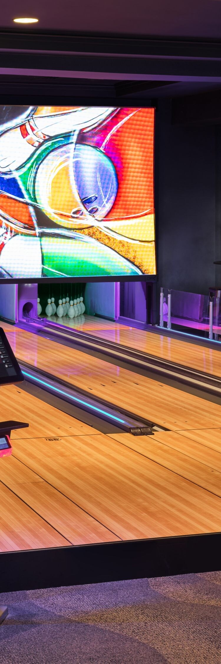 Inside of Lagoon: Games, Lanes & Eats