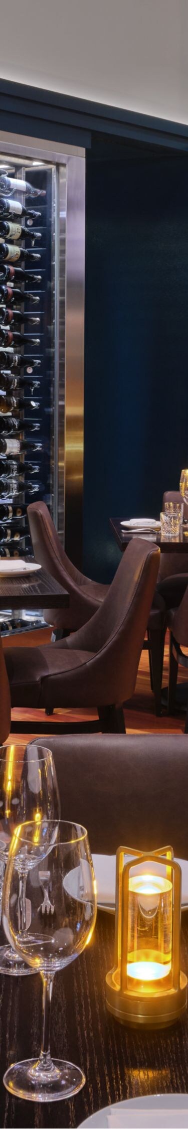 Table set up in Burbon Steak