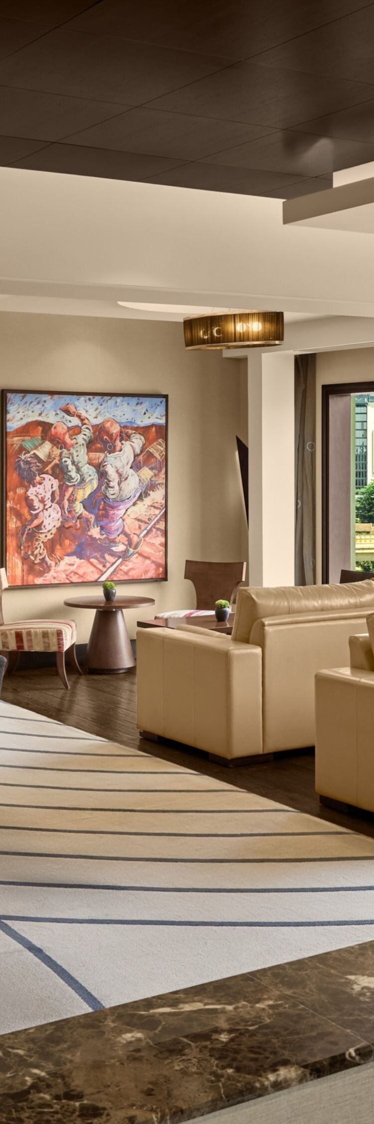 Lounge seaating area in the Executive Lounge