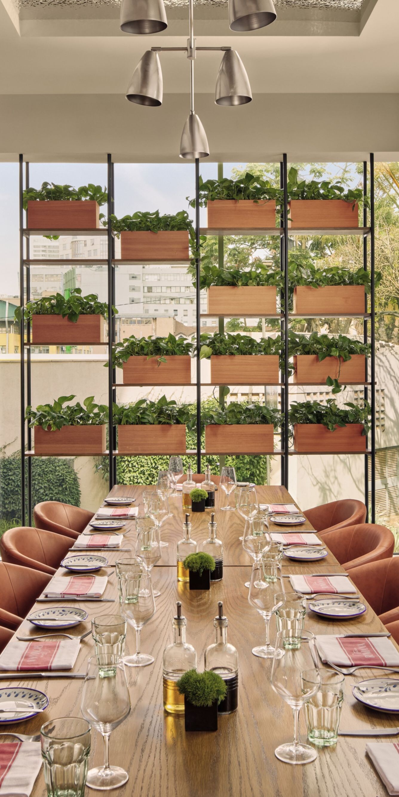 Private dining room set up and ambience