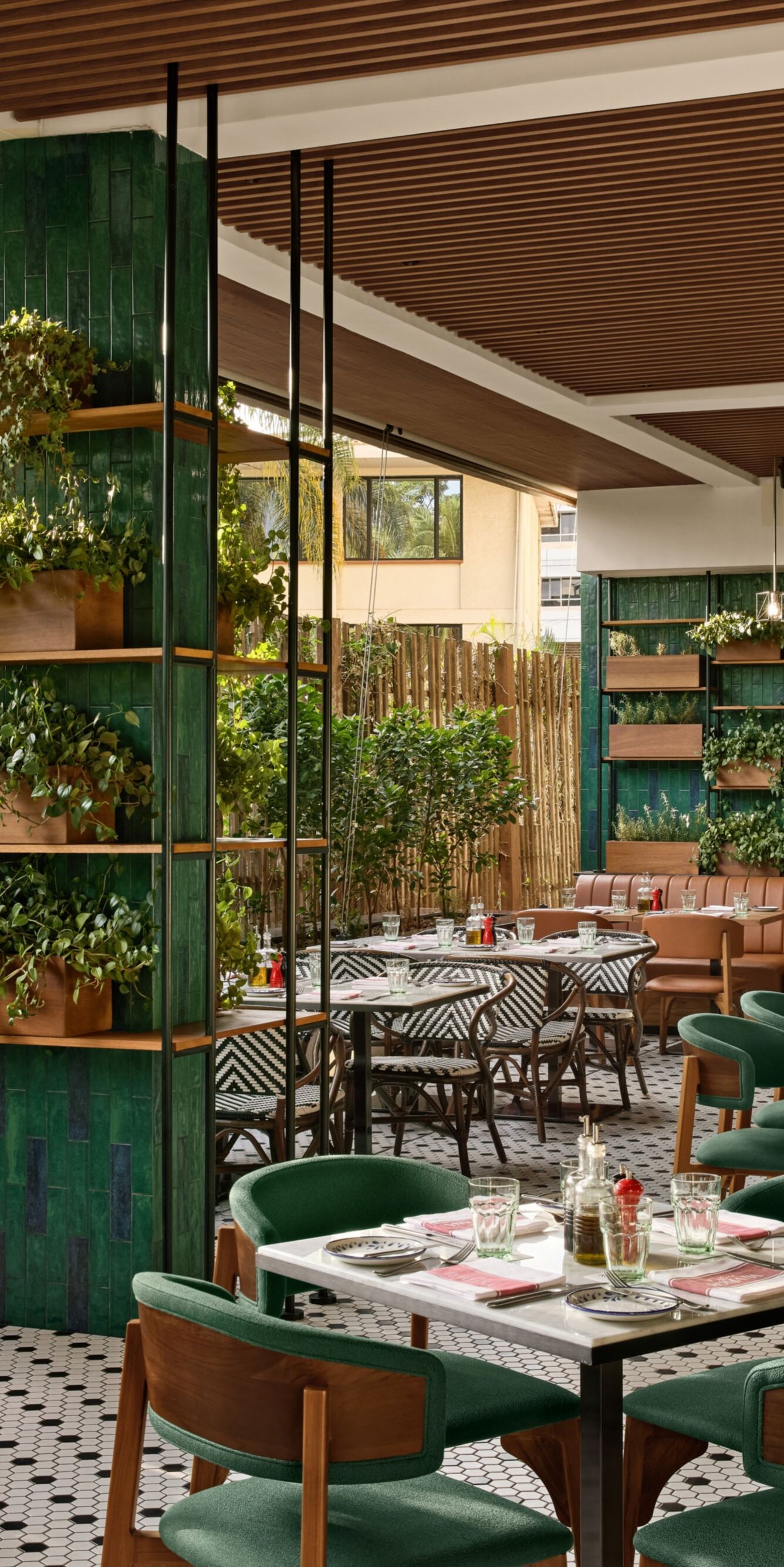 Restaurant set up and ambience at the terrace