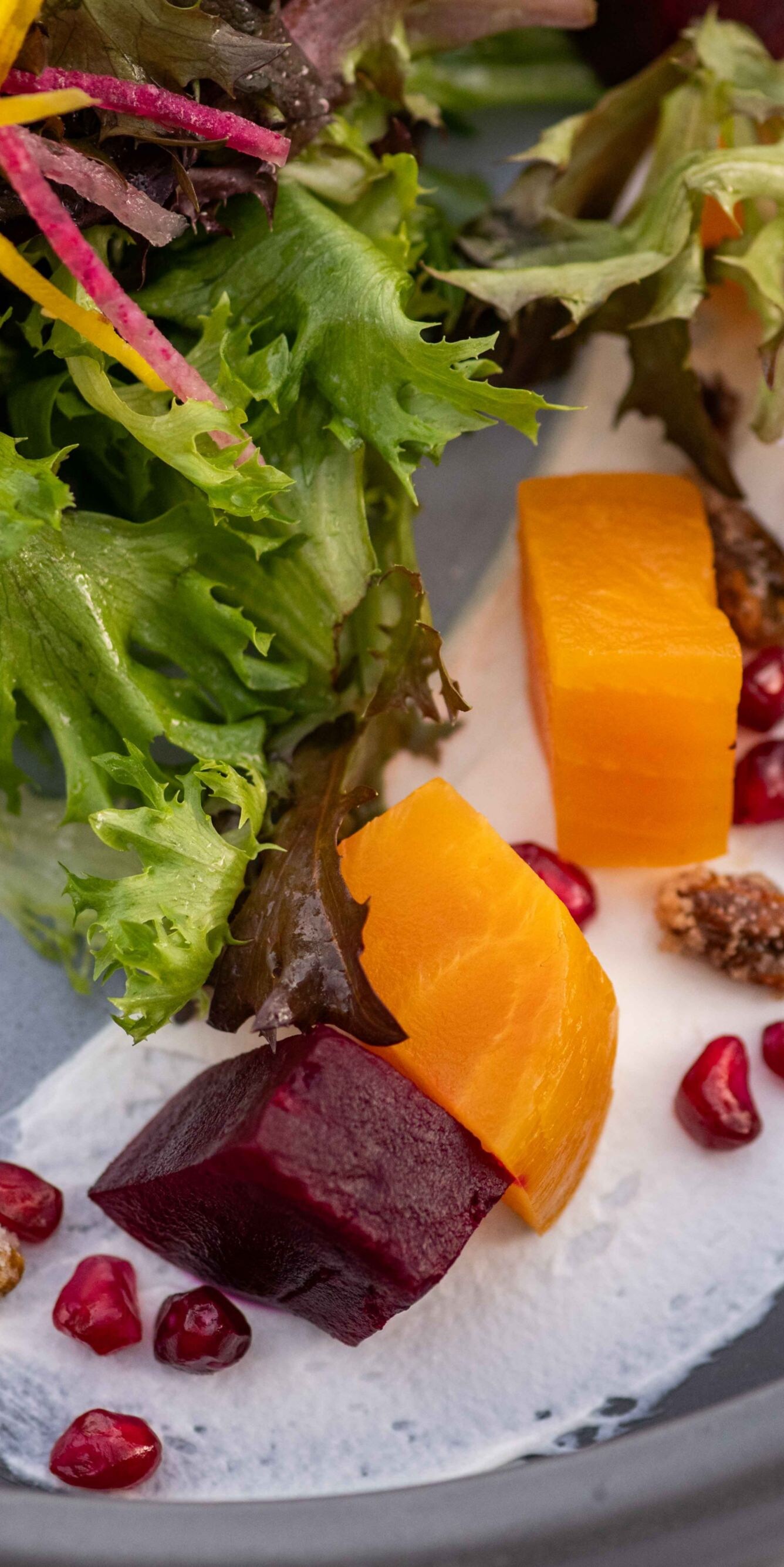 Salad with beets 