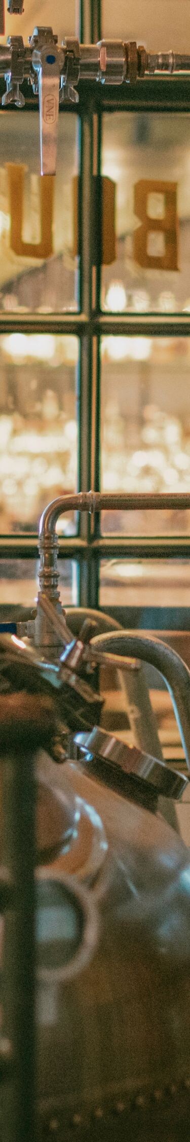 couple touring distillery