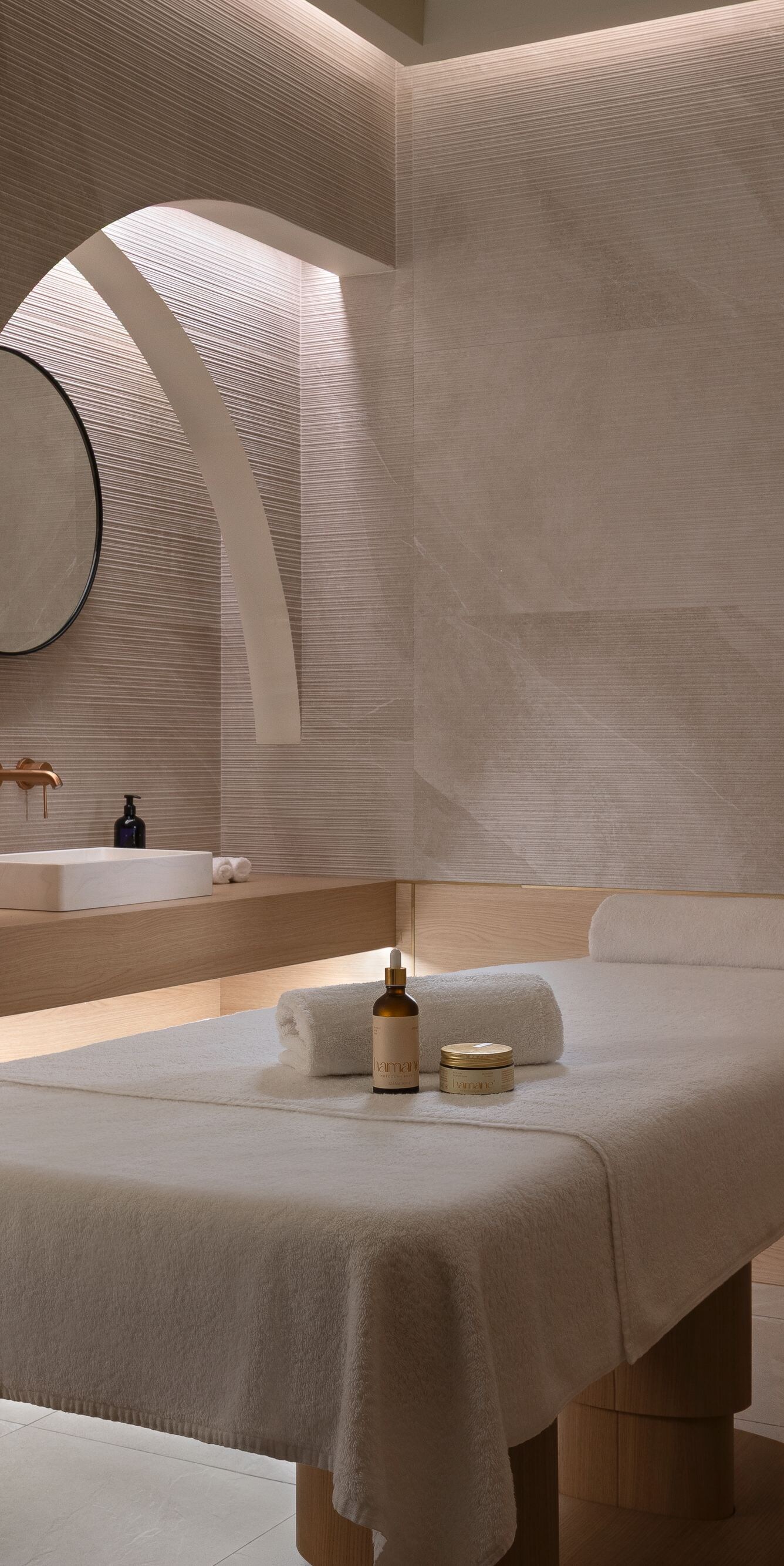 Relaxation and Treatment Rooms inside the hotel spa