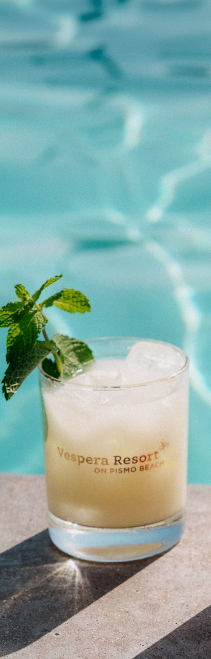 Poolside cocktail at Star Bar on Pismo Beach