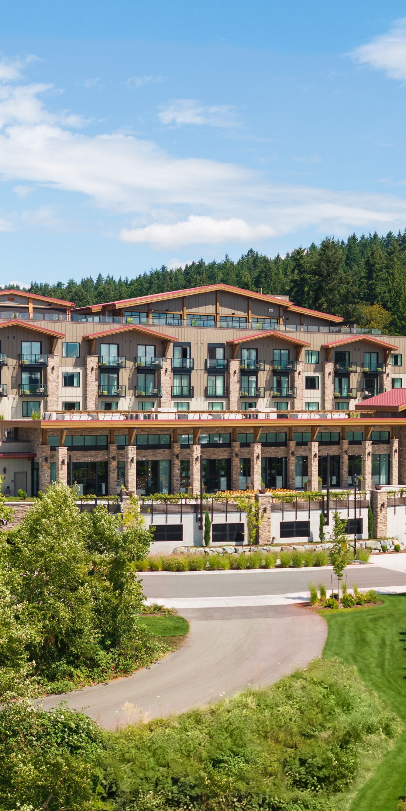 hotel exterior shot daytime