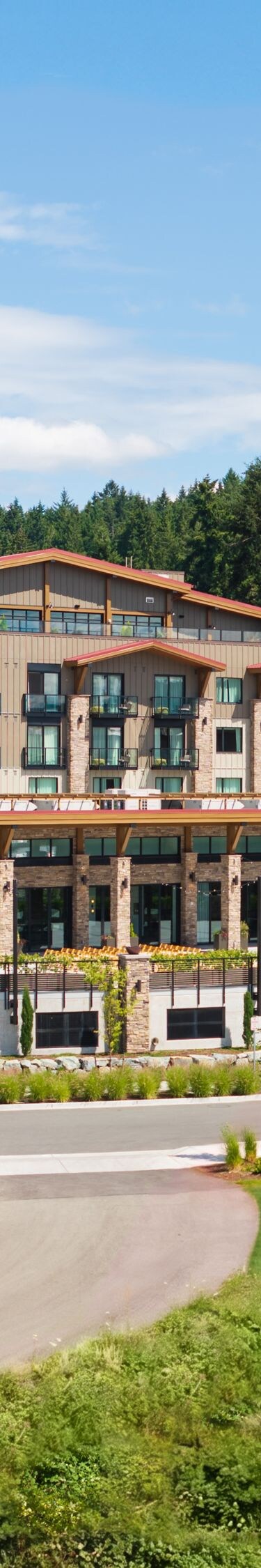 hotel exterior shot daytime