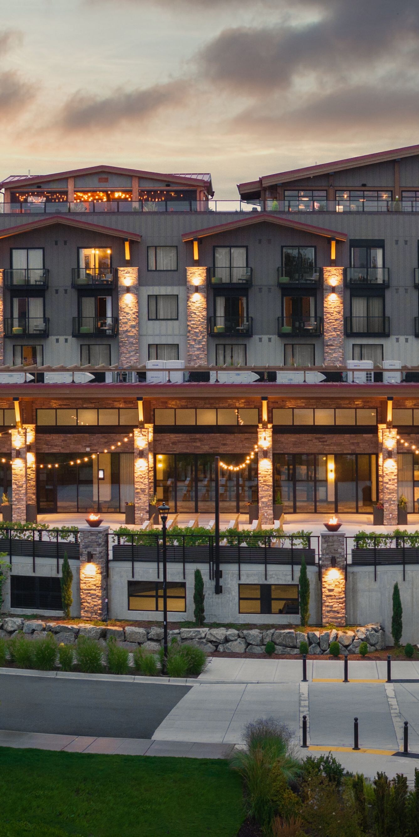 exterior of hotel
