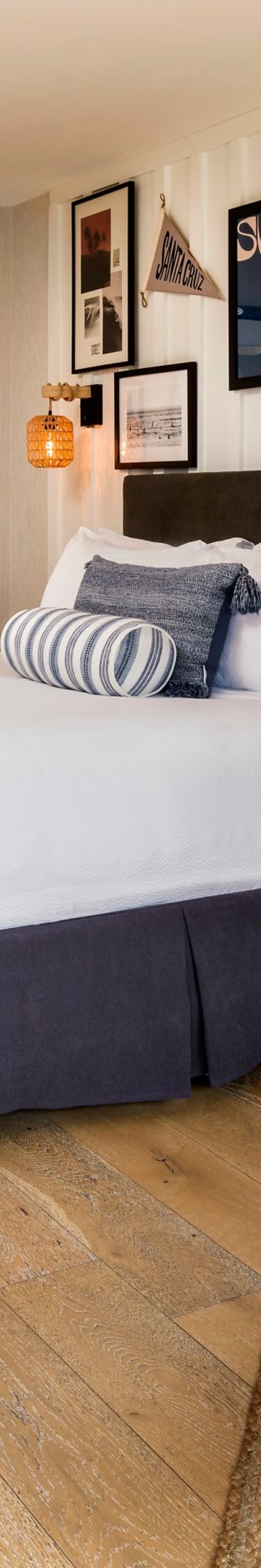 Suite with king bed and lounge chairs