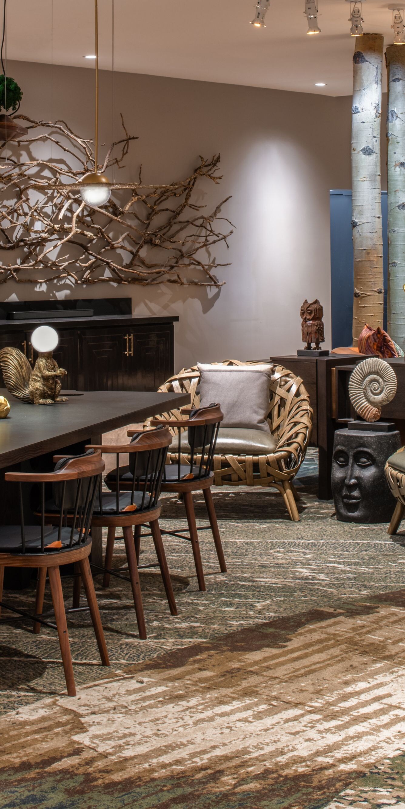 Lobby communal table