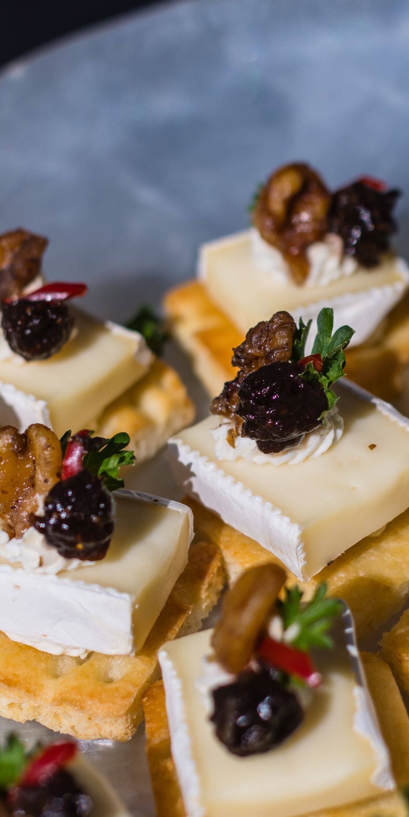 finger foods on platter
