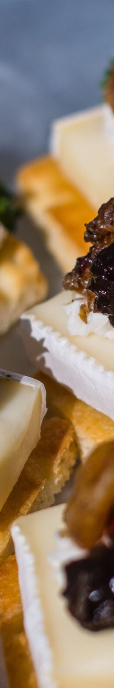 finger foods on platter