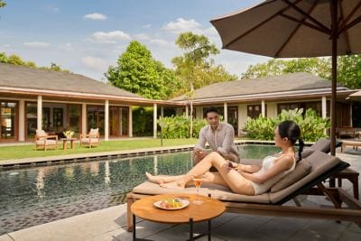 Swimming pool of the 3-Bedroom Villa 