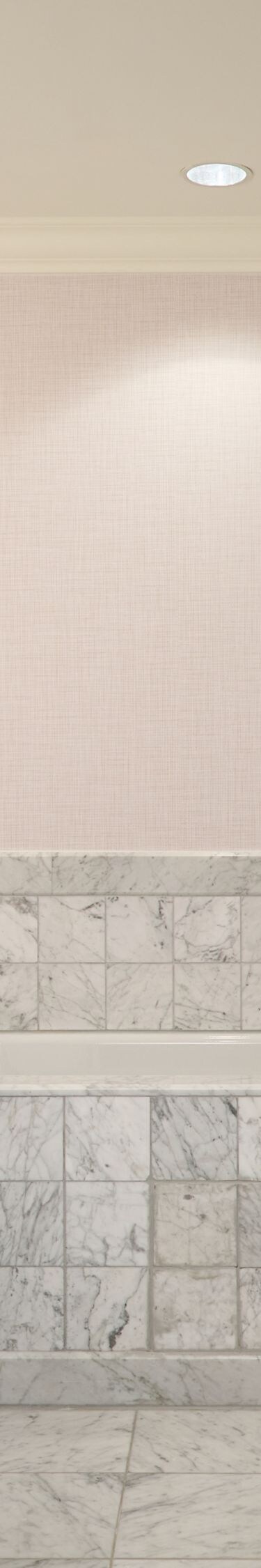 Marble bathroom with soaking tub