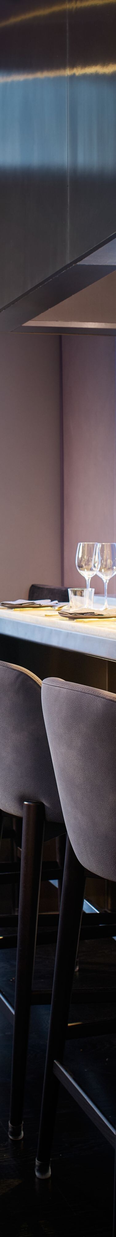 Bar seating at Dogon restaurant
