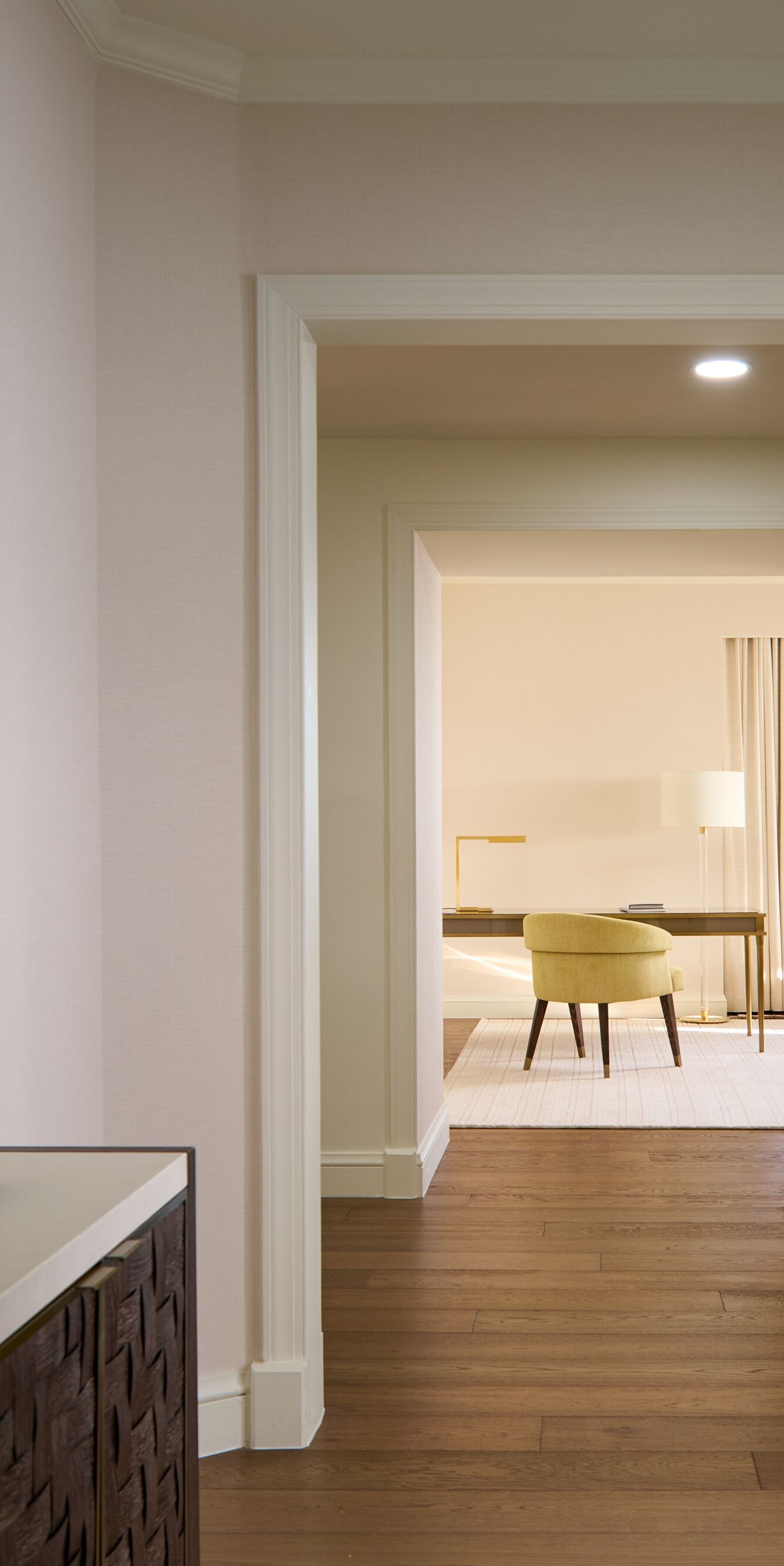 Hallway leading into suite