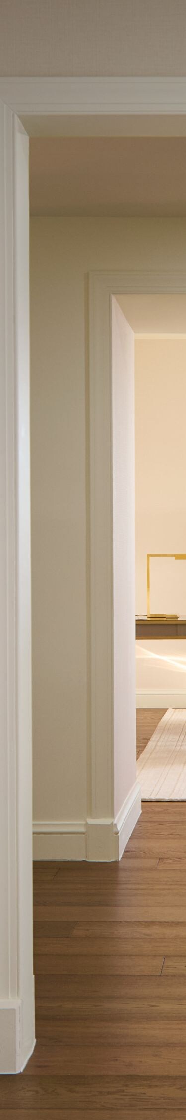 Hallway leading into suite