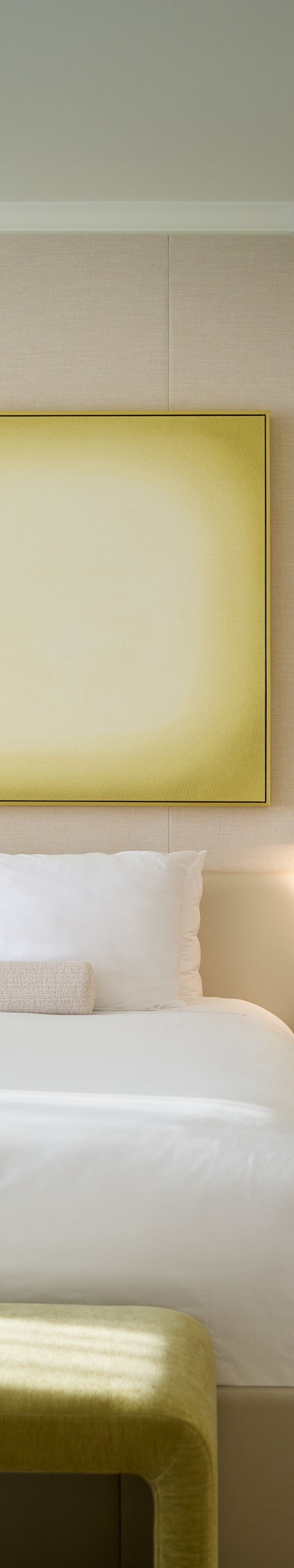 King bed in Douglass Suite