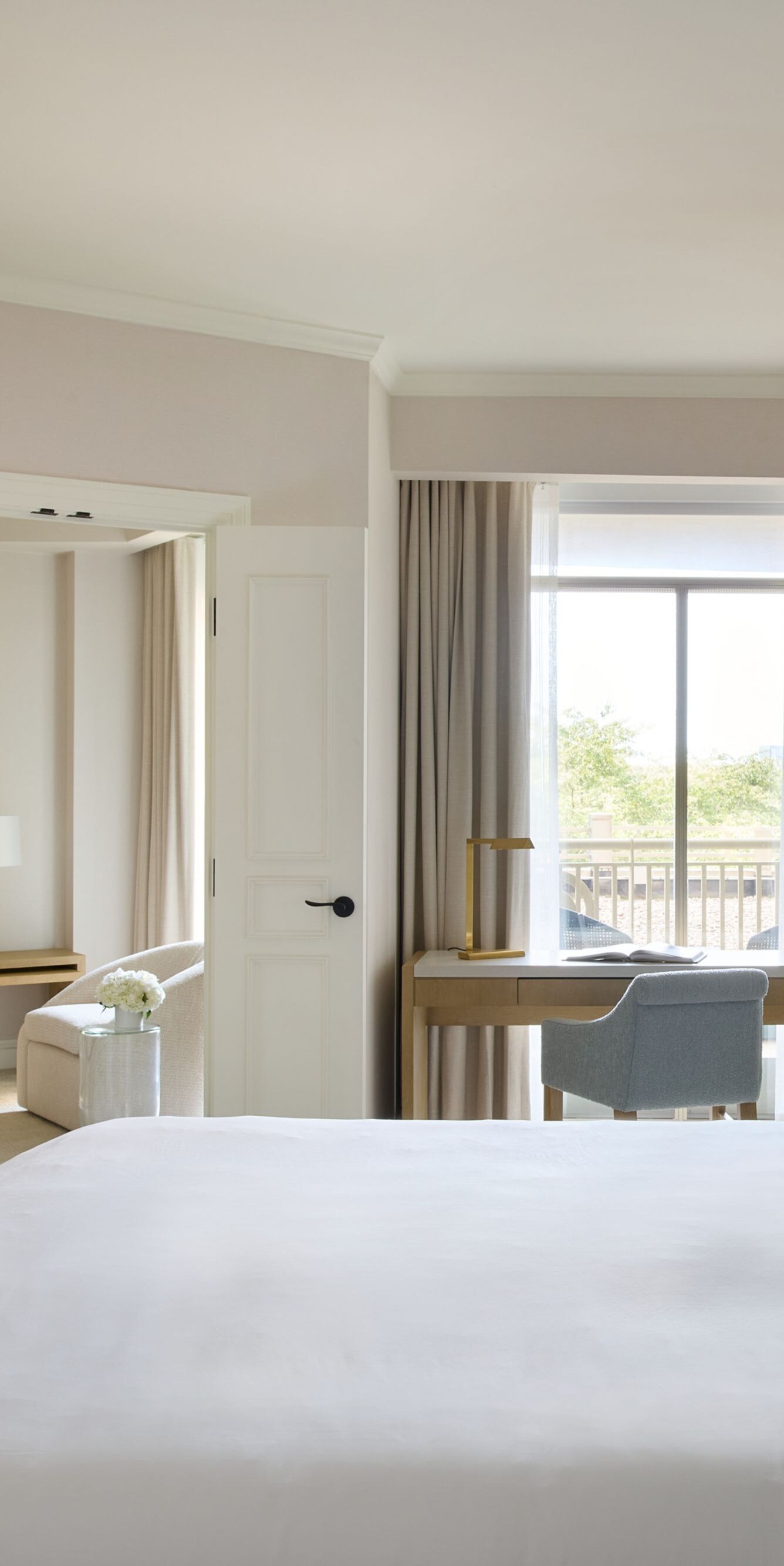King bedroom with private balcony