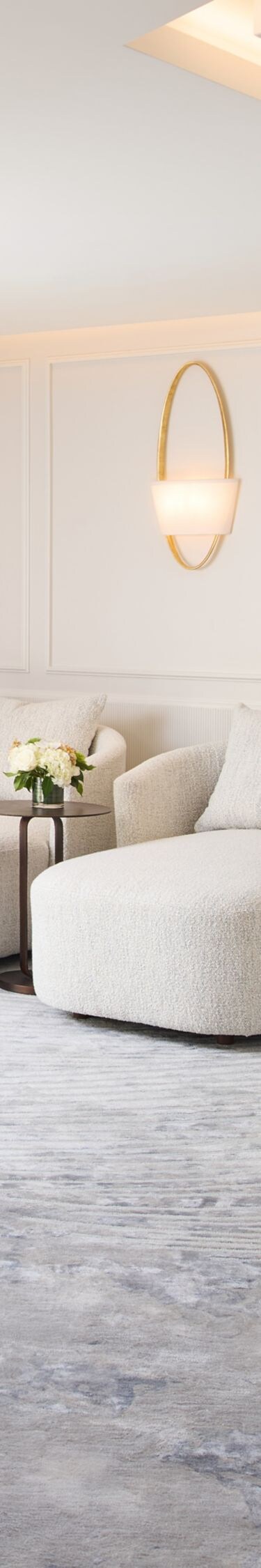 Luxury spa relaxation lounge