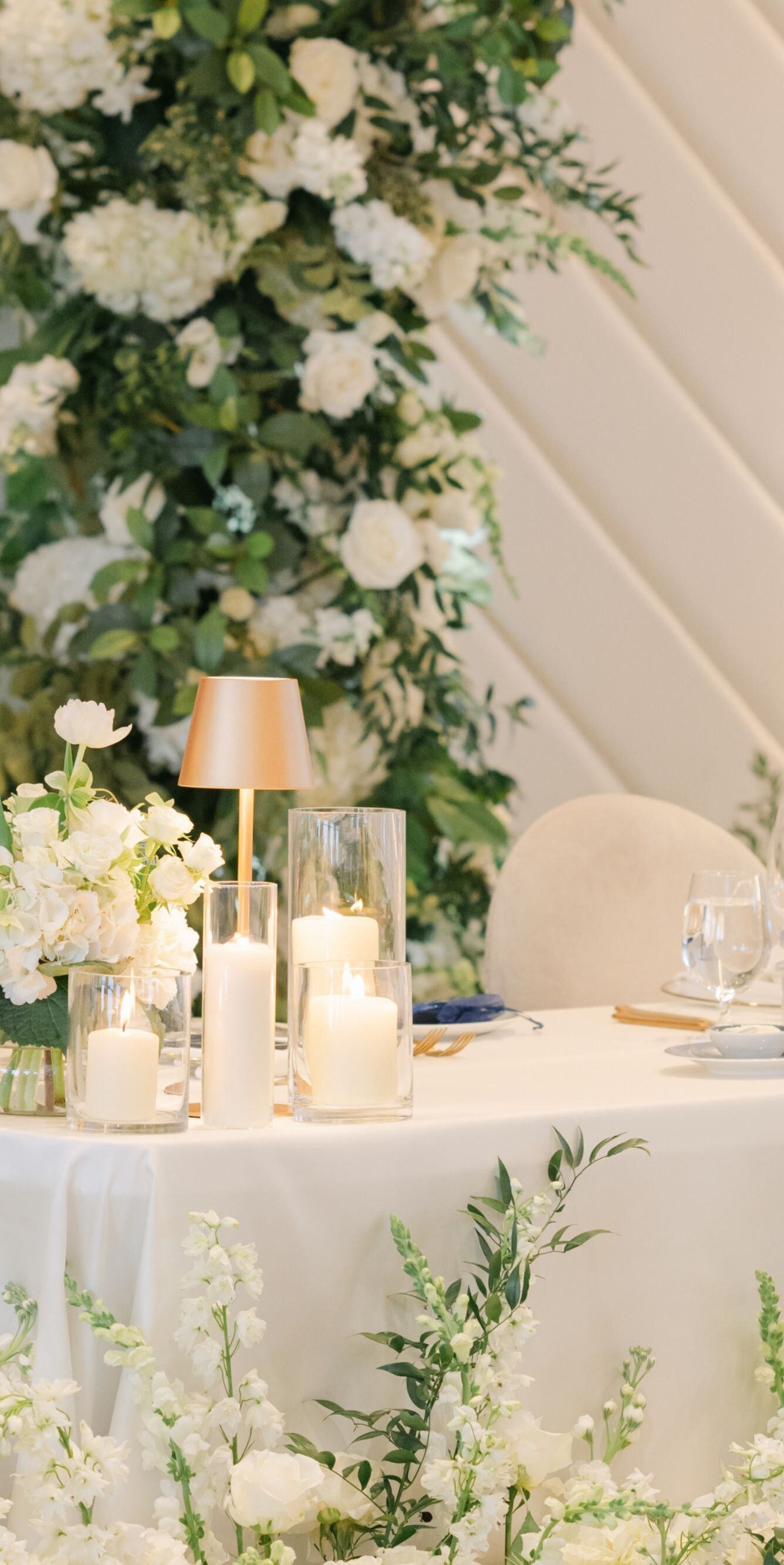 Décoration de table soignée