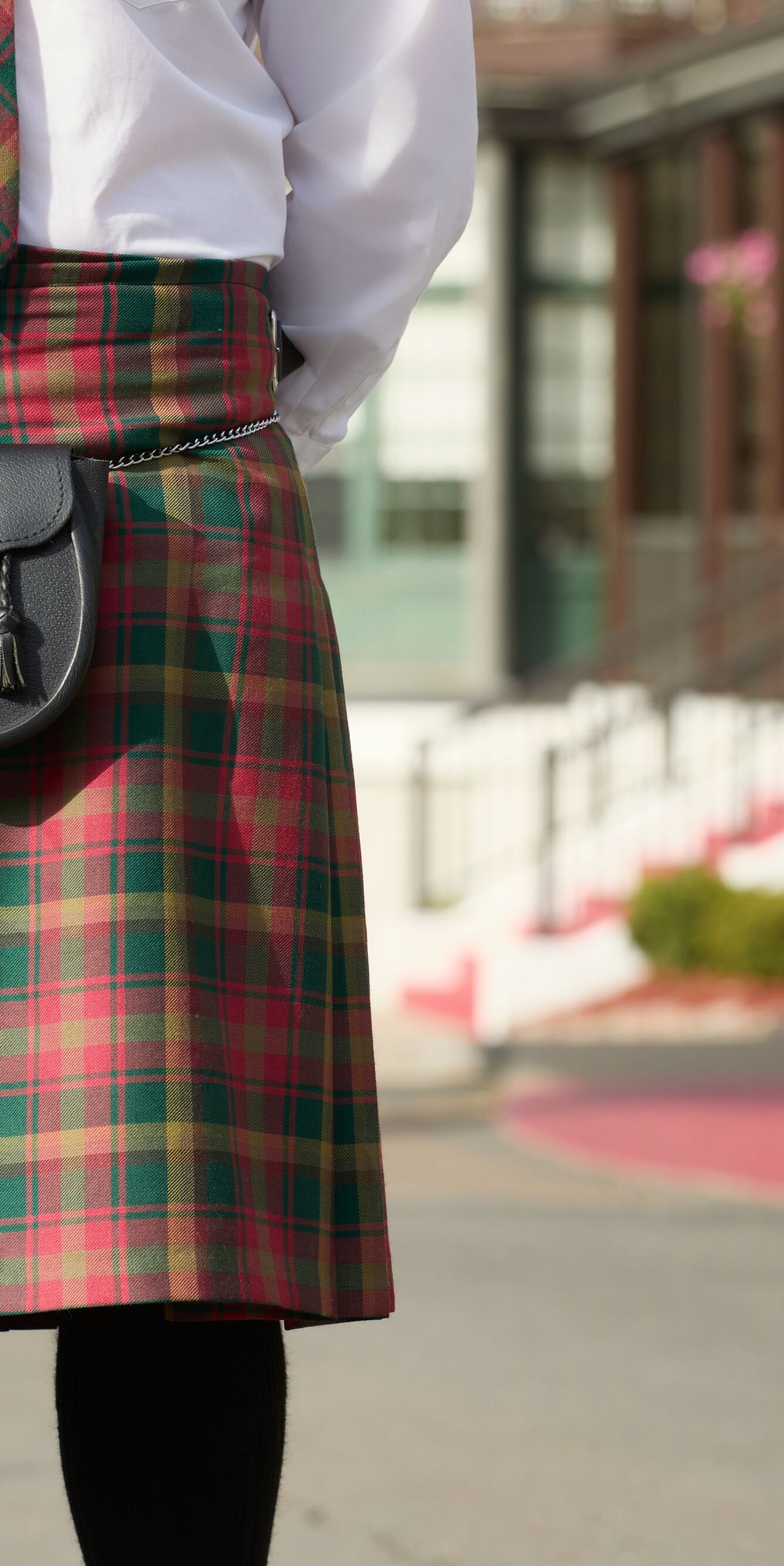 Bellboy, kilt, kilt satchel