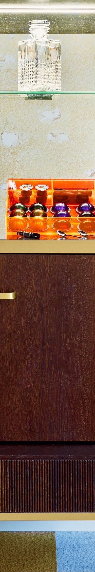 Minibar-Schrank im Hotel