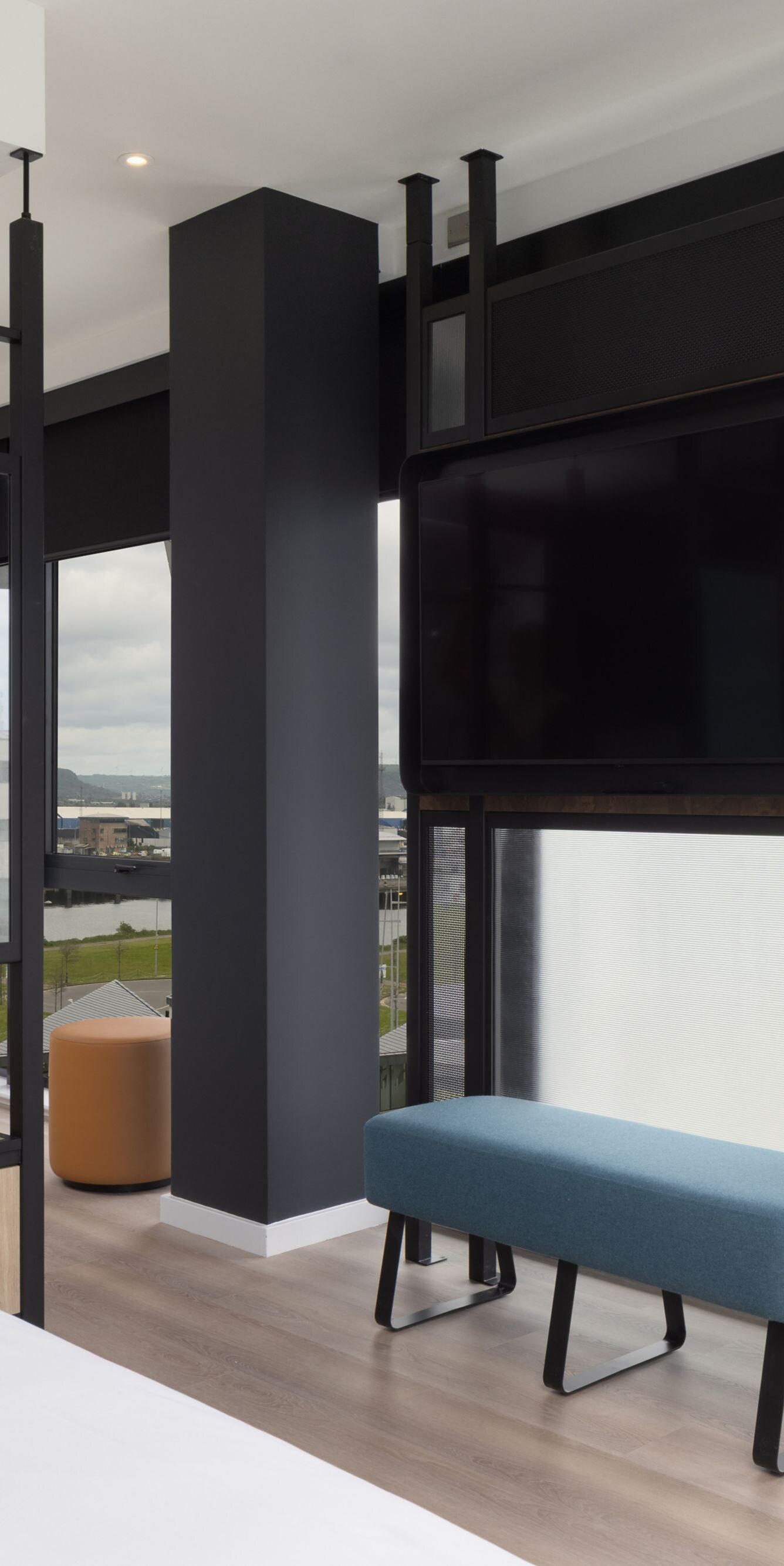 View of titanic belfast from your bed