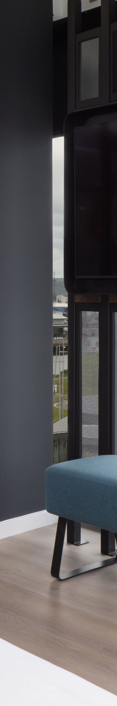 View of titanic belfast from your bed