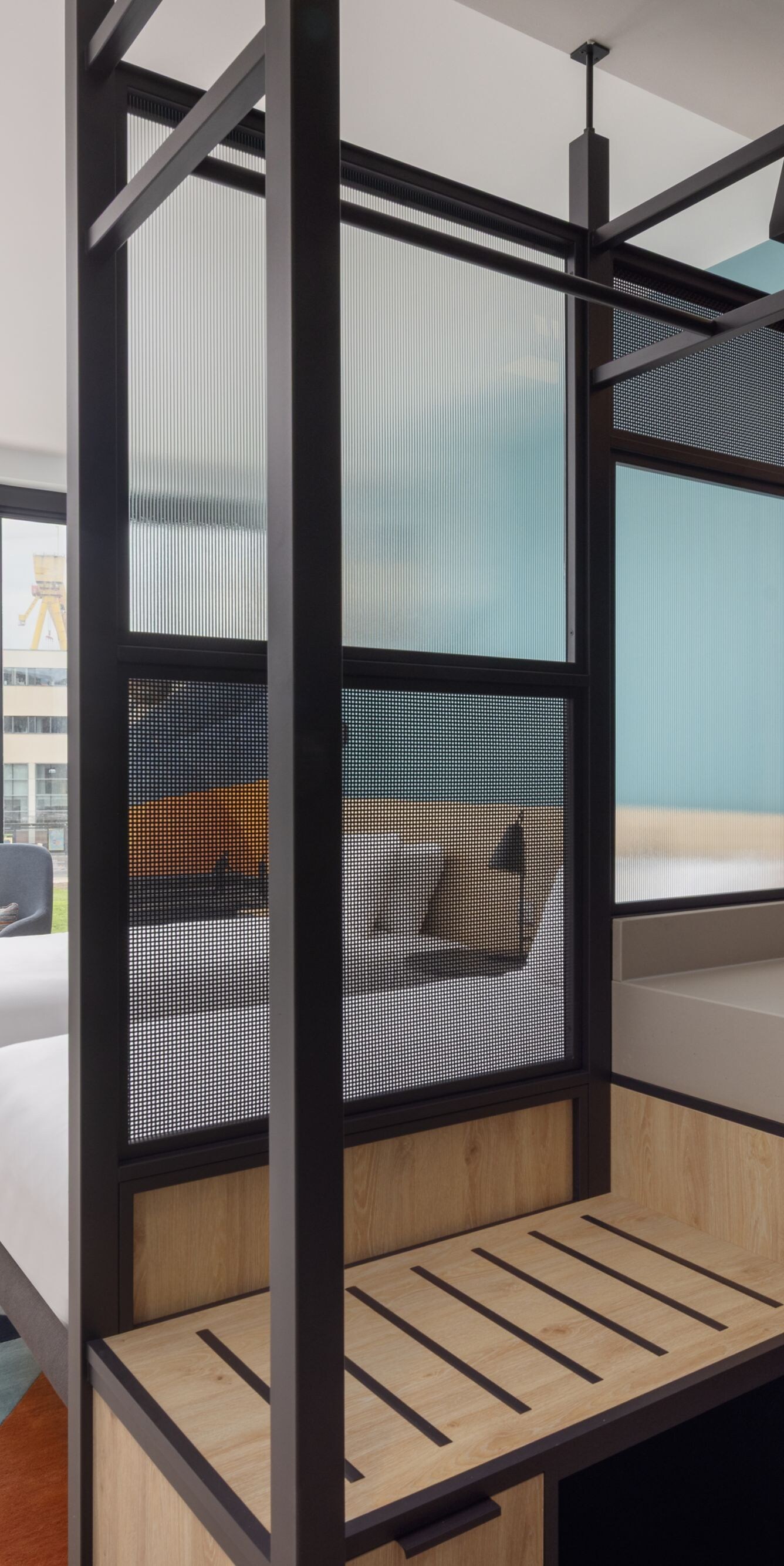 View of Twin roomn from bathroom